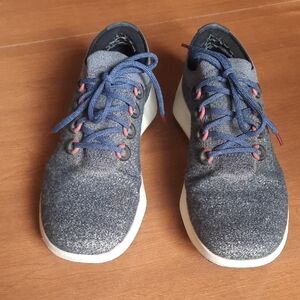 Allbirds Wool Dasher Mizzles Running Shoes, Size 13, Bluish Gray